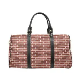 Travel Bags, Brick Red Style Adjustable Black Handle Bag