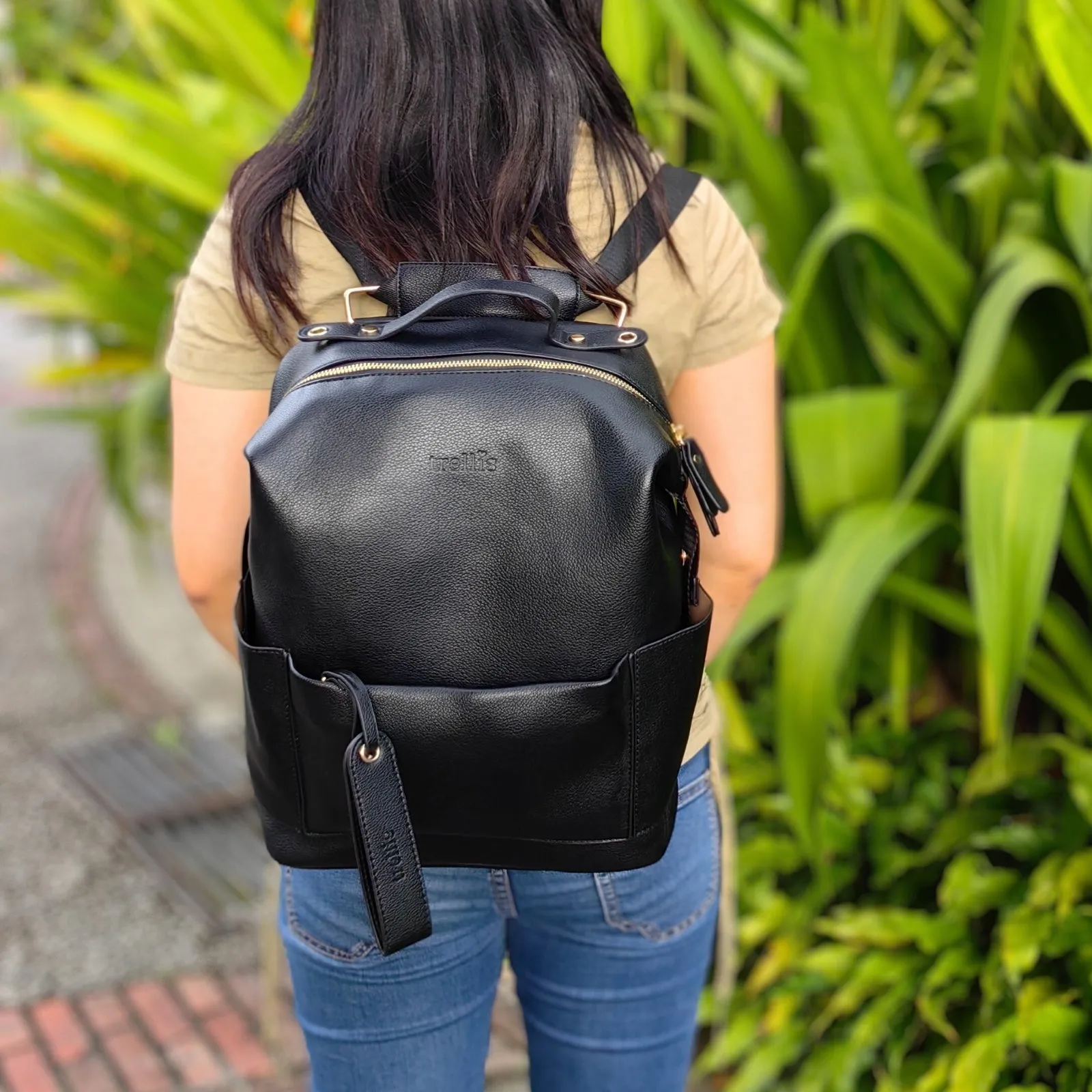 Trellis Dahlia Nappy Backpack