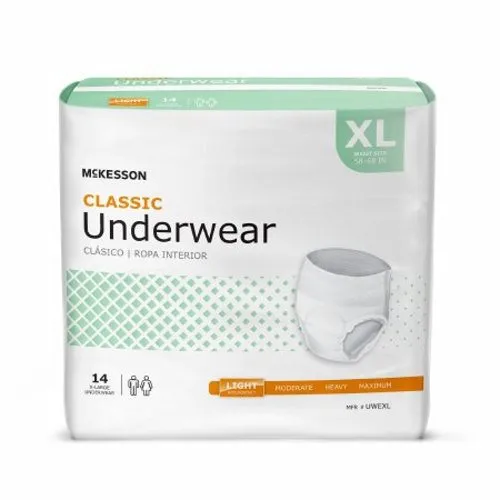 Unisex Adult Absorbent Underwear Count of 1 By McKesson