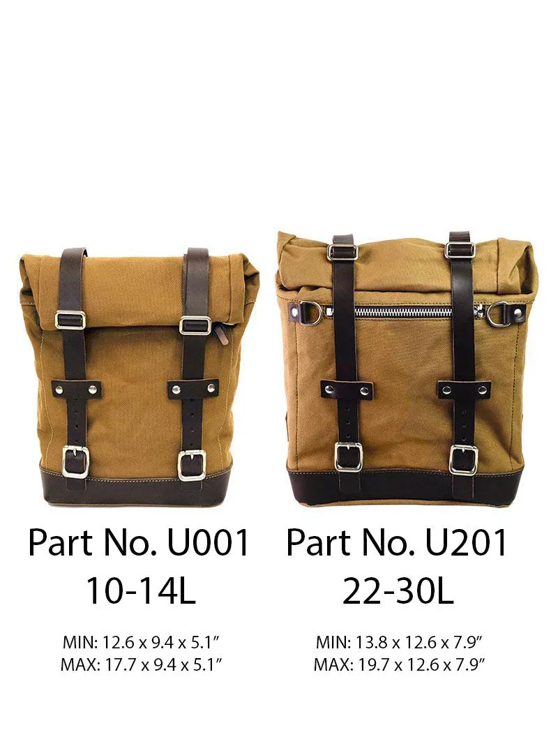 UNIT Garage Klickfix Series Canvas Pannier - Small (10-14L)