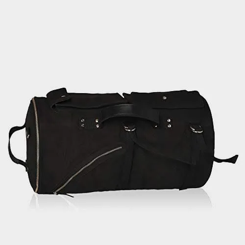 VINTAGE DUFFEL BAG - BLACK