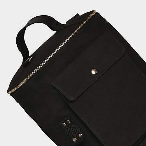 VINTAGE DUFFEL BAG - BLACK