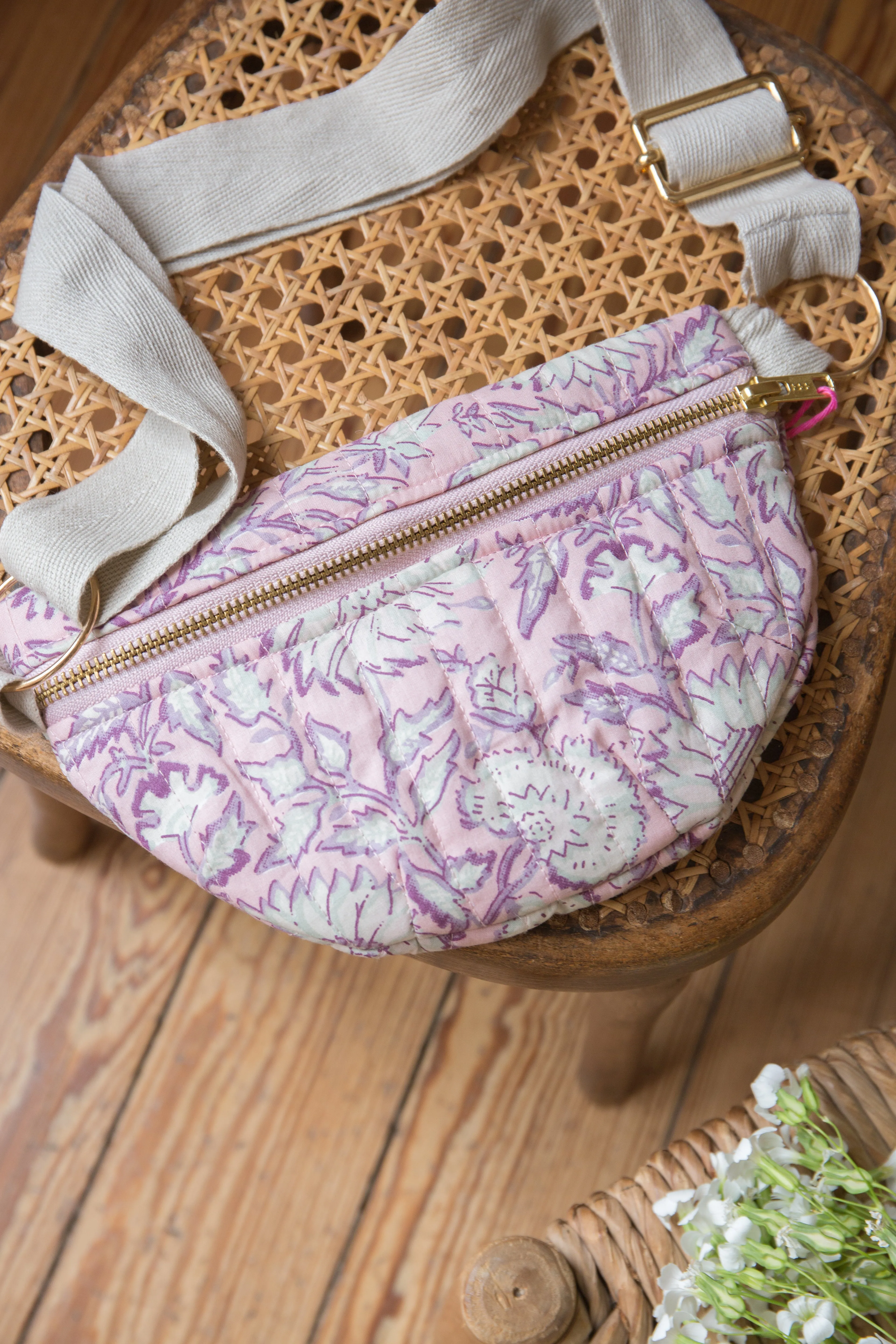 Waist Bag Boby | Pink Daisy Garden