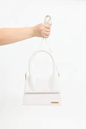 White Leather Le Grand Chiquito Bag