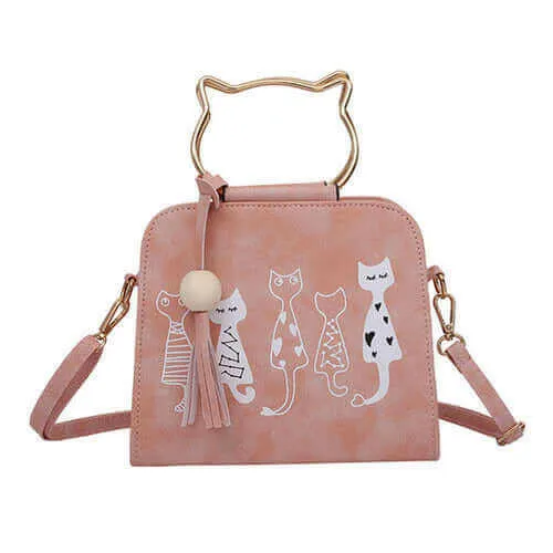 Women Messenger Bag  Handbags Cat Rabbit