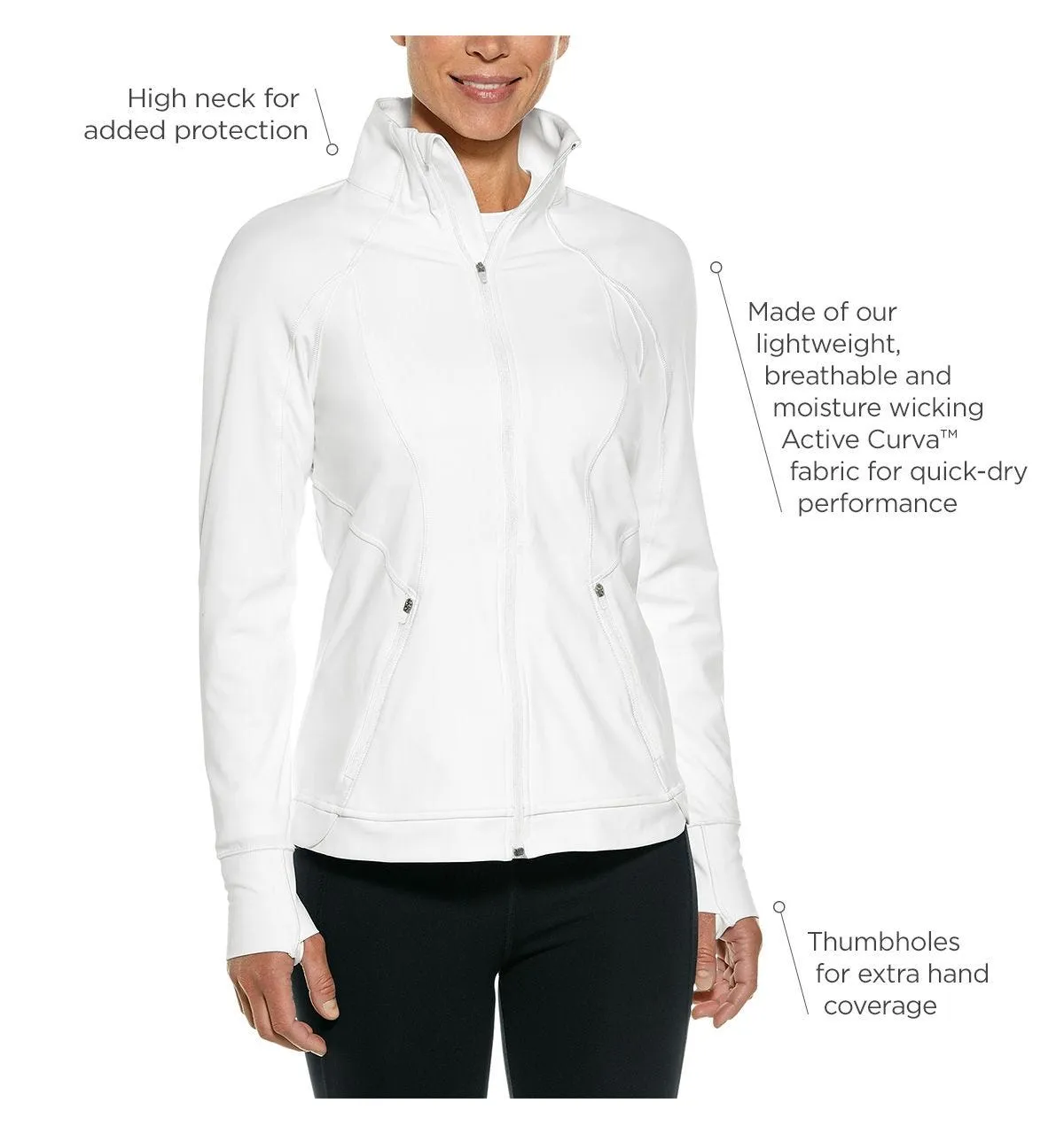 Women's Interval Jacket | White