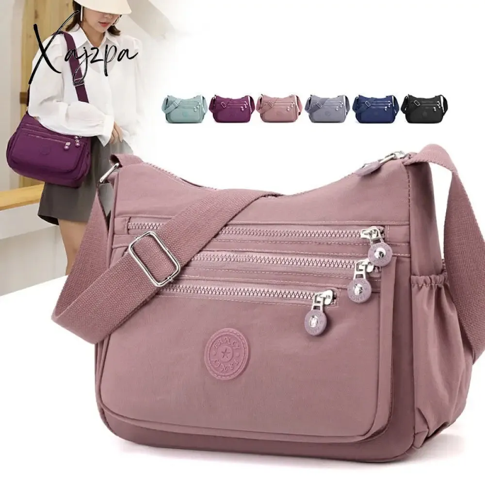 Xajzpa - Women&#39;s Messenger Mommy Shoulder Bag Polyester Fashion Cosmetic Bag Simple and Versatile Handbag Crossbody Bag for Women