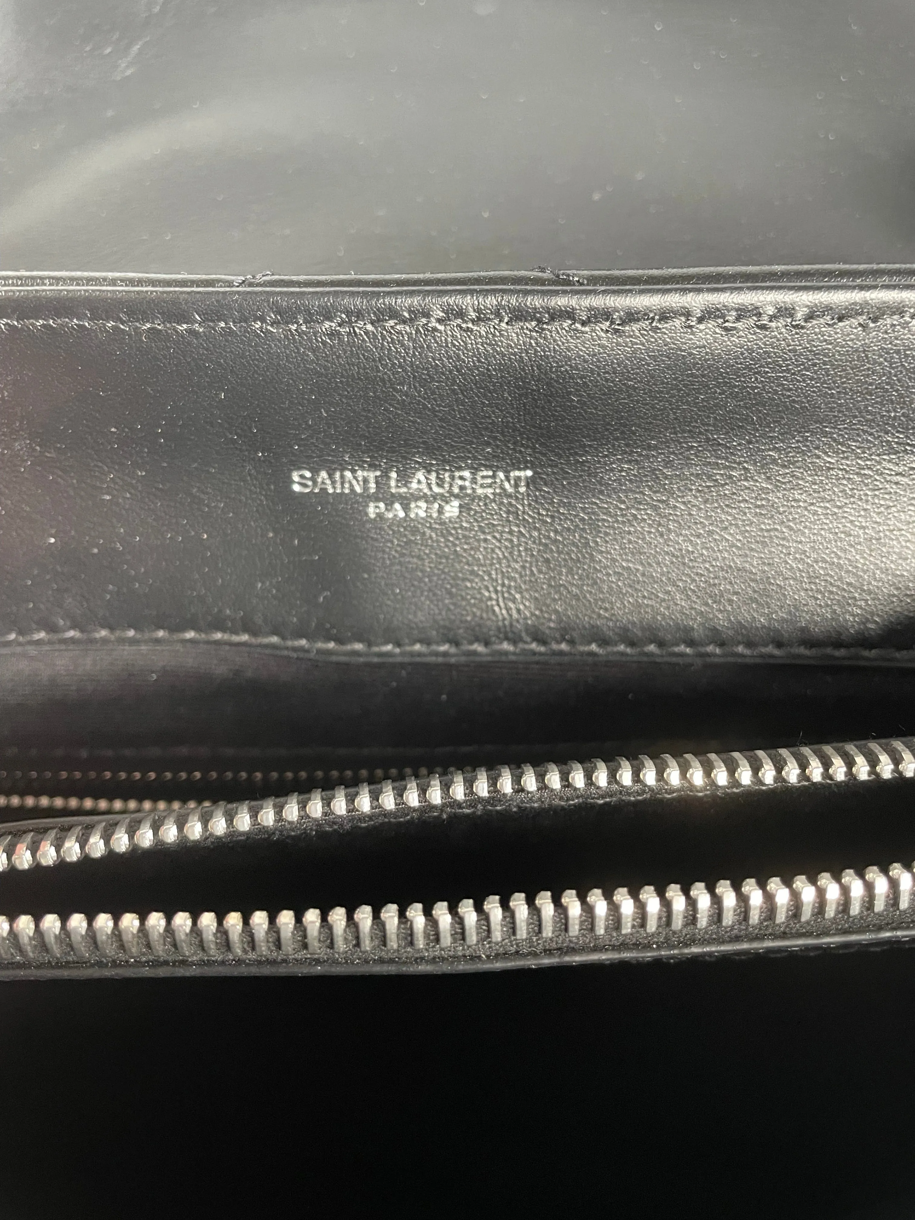 YSL | LOULOU MEDIUM CHAIN BAG | BLACK